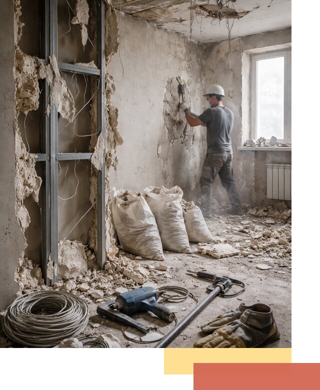 Профессиональный демонтаж зданий и конструкций в Каспийске