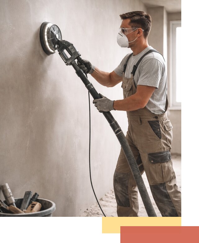 Профессиональная шлифовка стен в Каспийске быстро и качественно