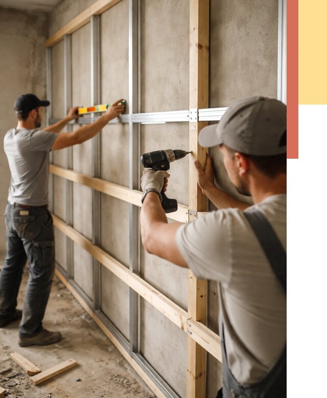 Устройство обрешетки под панели в Каспийске от 2138 руб. — монтаж под ключ | ОТДЕЛОЧНИК-Ксп