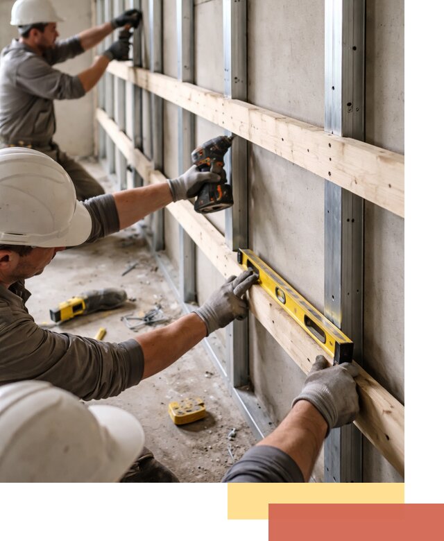 Устройство обрешетки под панели в Каспийске