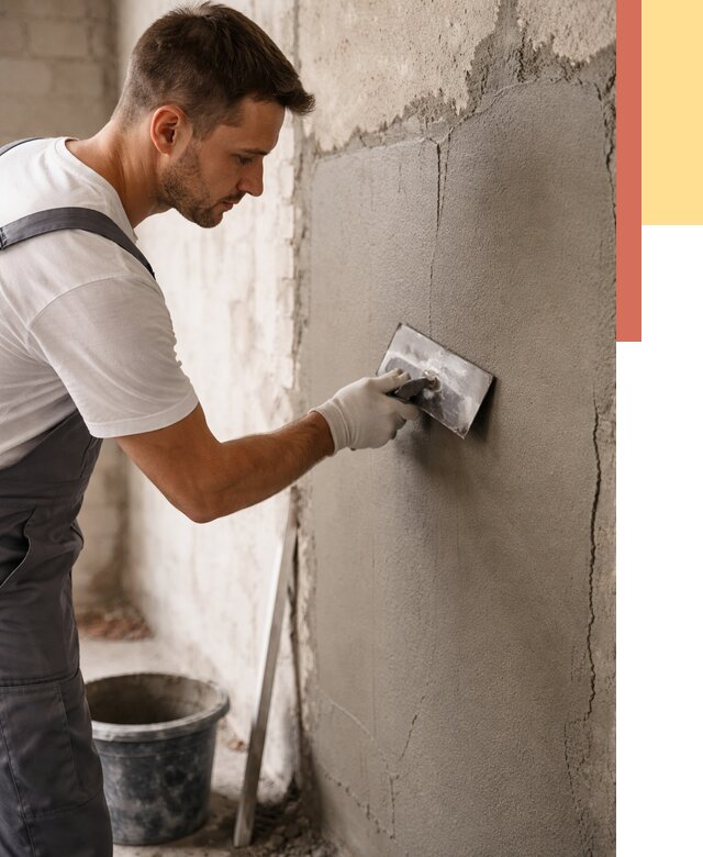 Штукатурка стен под плитку в Каспийске от 4276 руб./м2 — выравнивание под плитку | ОТДЕЛОЧНИК-Ксп