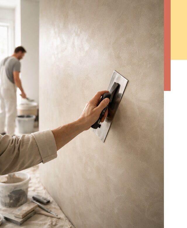 Венецианская штукатурка в Каспийске от 3563 руб/м² — нанесение стен под ключ | ОТДЕЛОЧНИК-Ксп