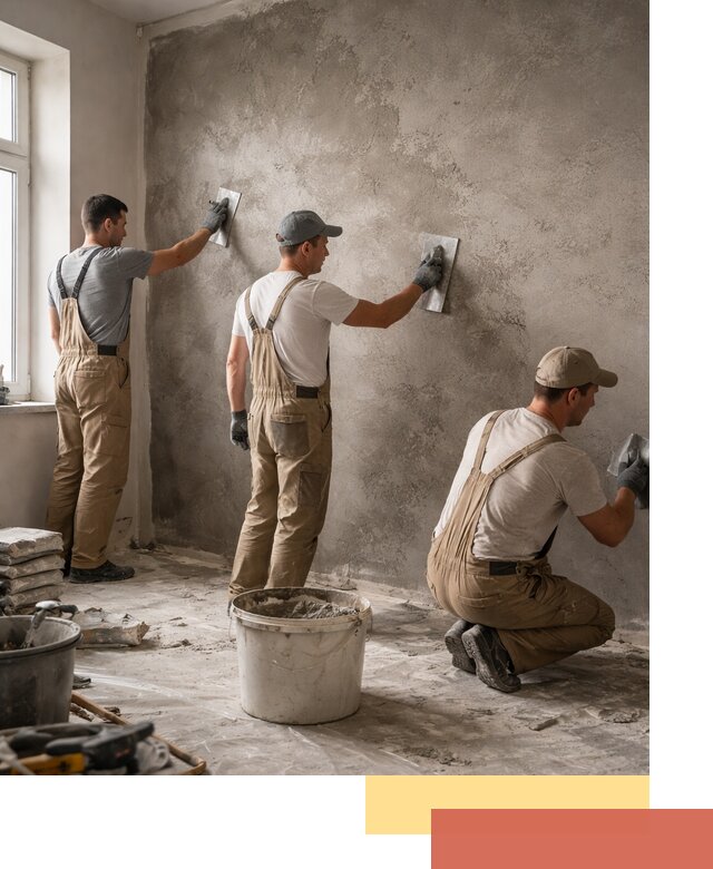 Декоративная штукатурка под бетон в Каспийске для стен и потолков