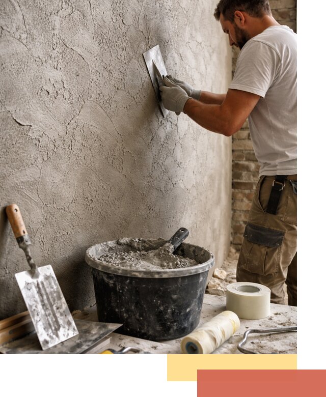 Декоративная штукатурка лофт в Каспийске — отделка стен и потолков