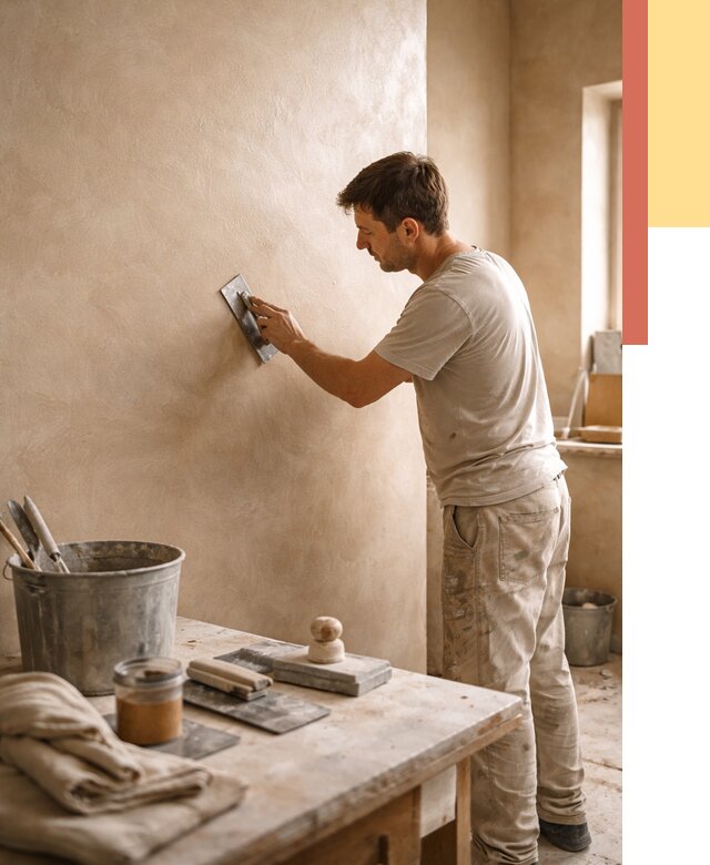 Марокканская штукатурка таделакт в Каспийске под ключ от 4276 руб. | ОТДЕЛОЧНИК-Ксп