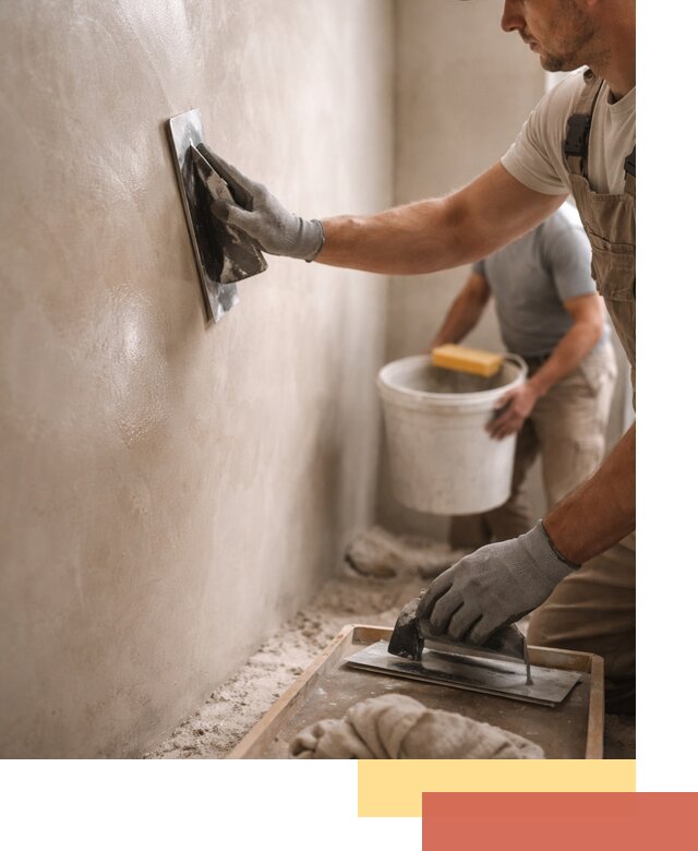 Нанесение марокканской штукатурки таделакт в Каспийске