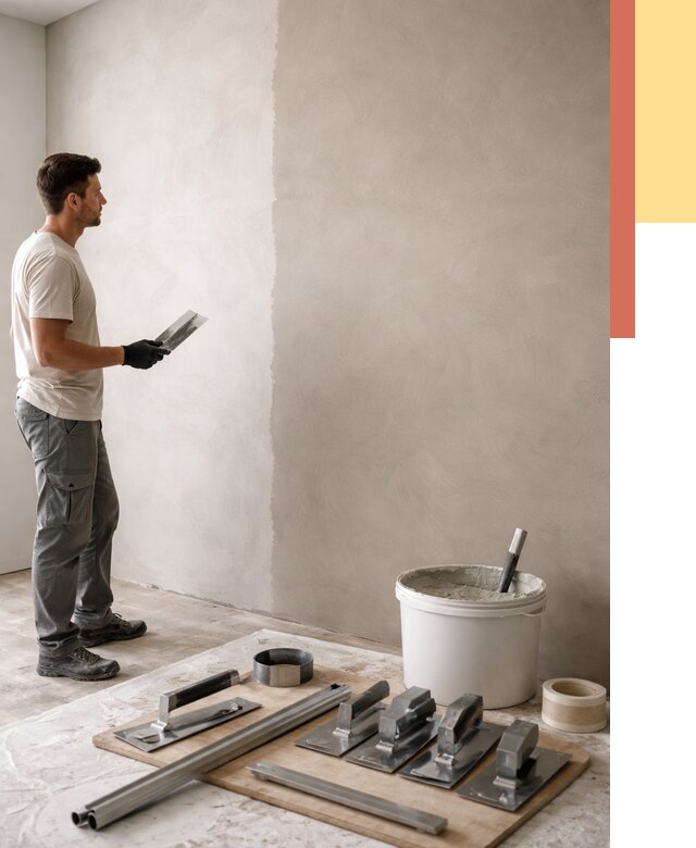 Нанесение микроцемента на стены в Каспийске от 3258 руб./м2 под ключ | ОТДЕЛОЧНИК-Ксп