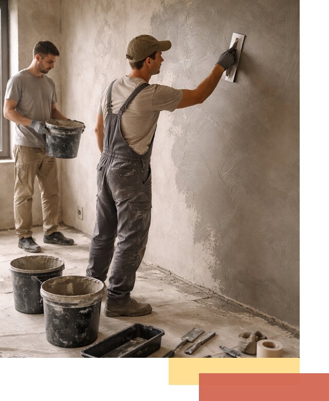 Нанесение микроцемента на стены в Каспийске качественно и быстро