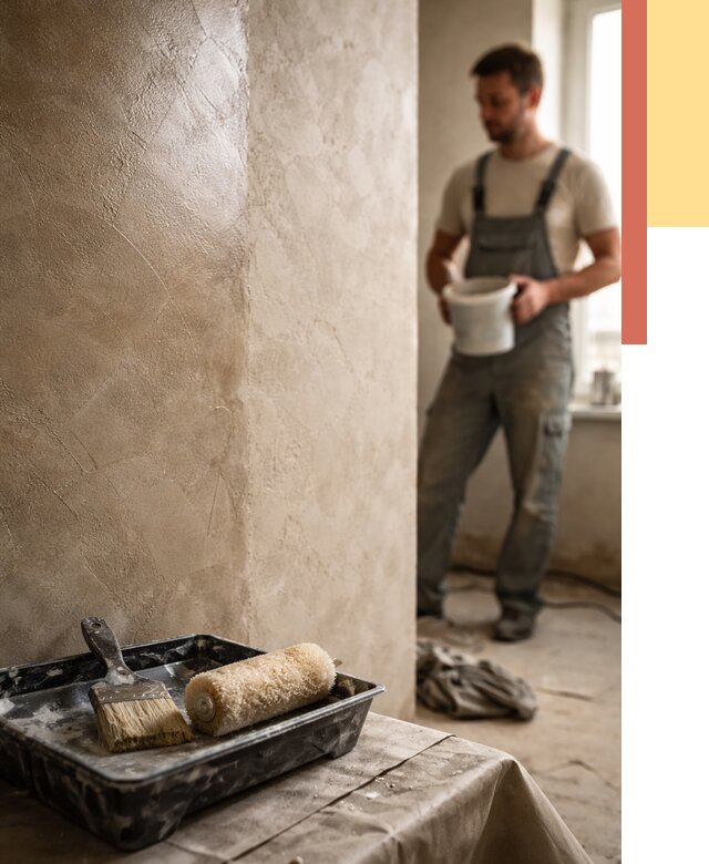 Нанесение воска на штукатурку в Каспийске от 3563 руб. | Услуги ОТДЕЛОЧНИК-Ксп