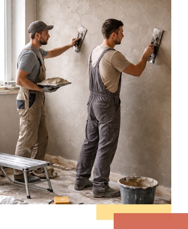 Ремонт декоративной штукатурки и восстановление фактуры в Каспийске