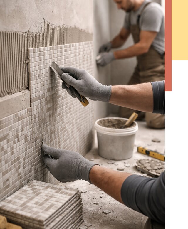 Облицовка стен мозаикой в Каспийске от 3258 руб/м2 — укладка мозаики на стены | ОТДЕЛОЧНИК-Ксп