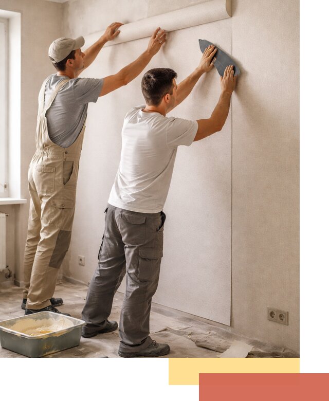 Поклейка виниловых обоев в Каспийске профессионально и качественно