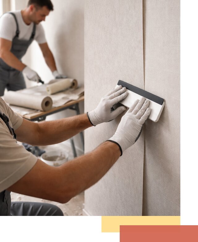 Поклейка обоев под покраску в Каспийске профессионально и быстро