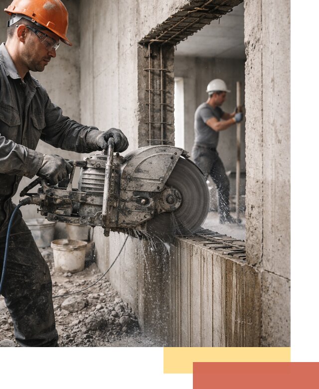 Алмазная резка проемов в Каспийске быстро и точно