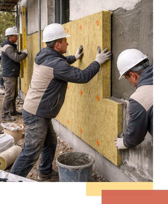 Утепление стен минватой в Каспийске — тепло и звукоизоляция