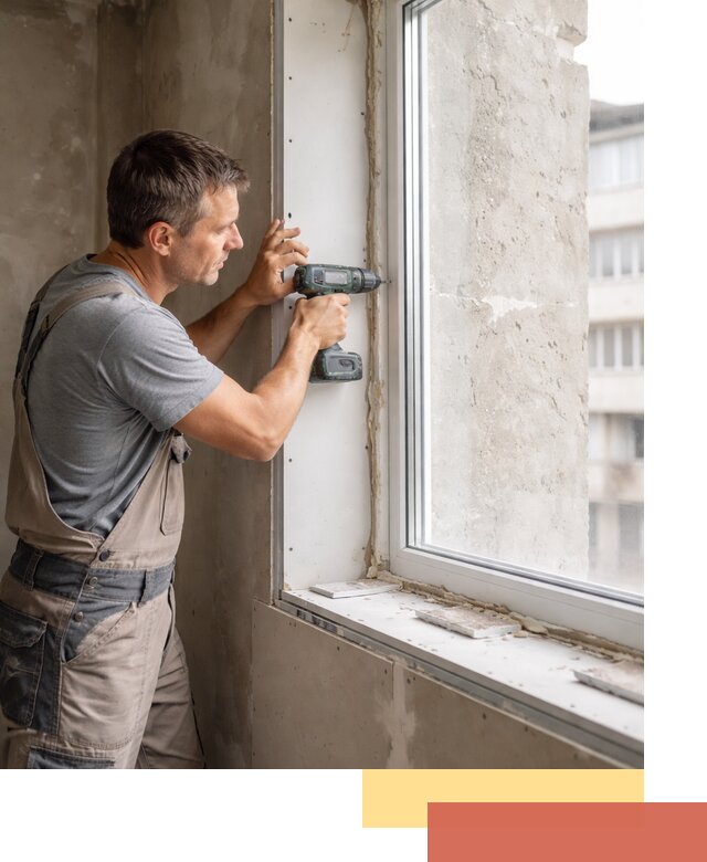 Монтаж гипсокартонных откосов в Каспийске под ключ