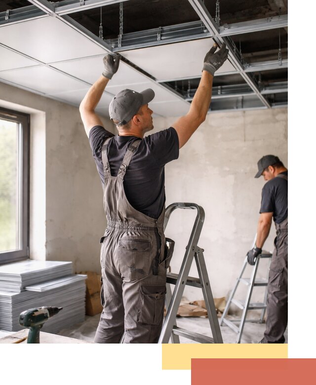 Монтаж кассетного потолка в Каспийске качественно и быстро