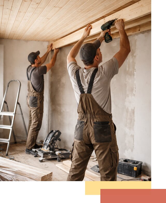 Монтаж потолка из вагонки в Каспийске профессионально и аккуратно