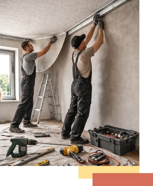 Монтаж фактурного натяжного потолка в Каспийске качественно и быстро