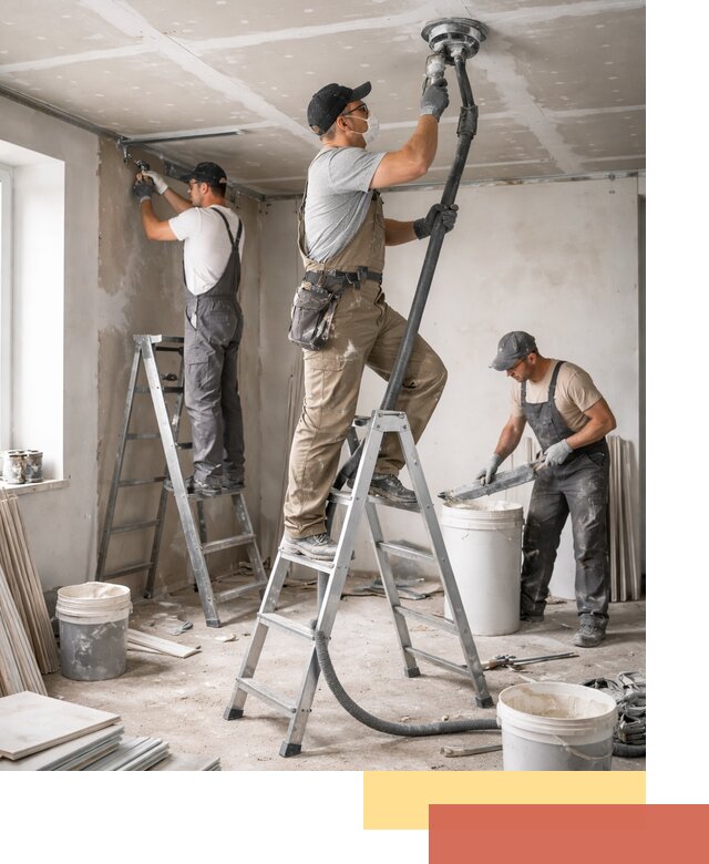 Ремонт потолка из гипсокартона в Каспийске: быстрый и качественный монтаж