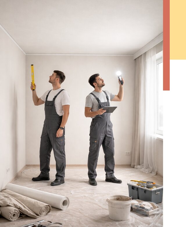 Отделка потолка в Каспийске недорого от 764 руб/м2 | Услуги ОТДЕЛОЧНИК-Ксп