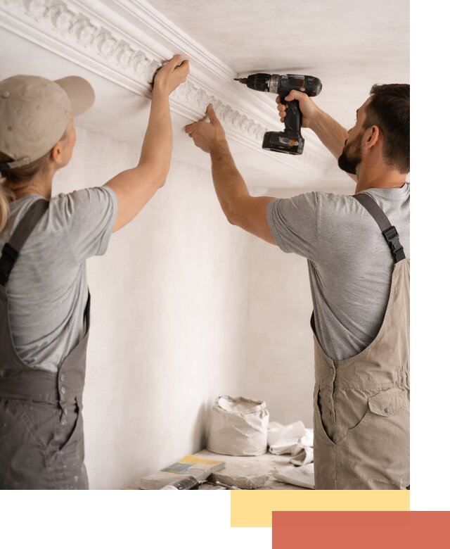 Профессиональный монтаж лепнины на потолок в Каспийске