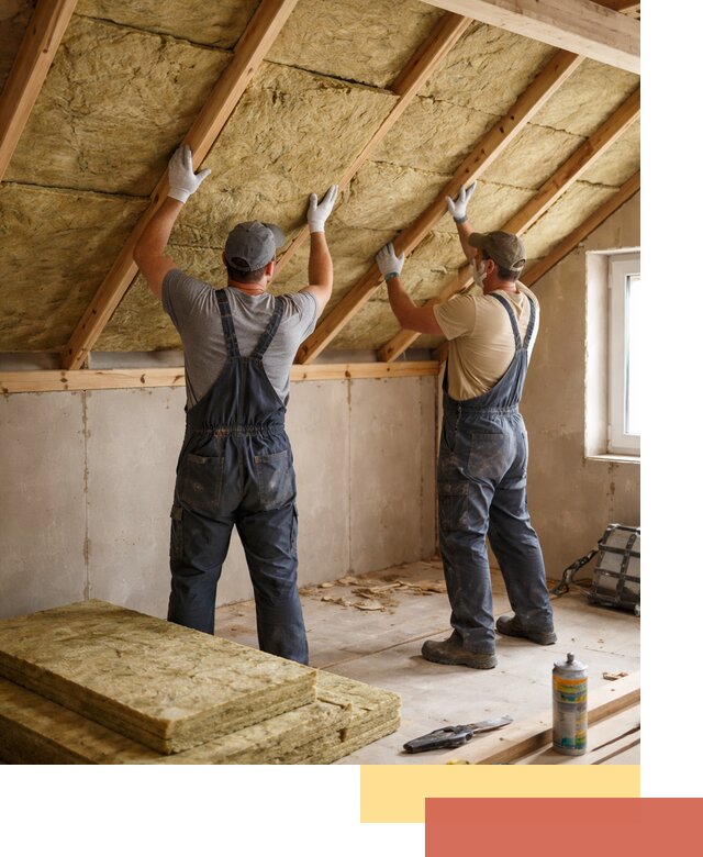 Утепление потолка минеральной ватой в Каспийске